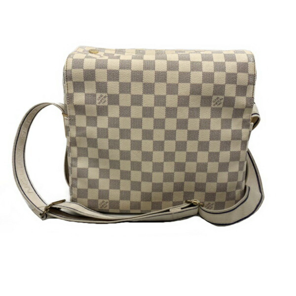 Louis Vuitton Shoulder bag Damier Azur White Naviglio